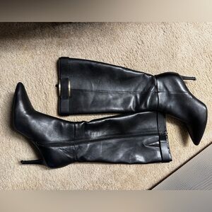 Calvin Klein Black Heeled Boots